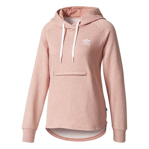 adidas trefoil hoodie pink|adidas trefoil hoodie women's.